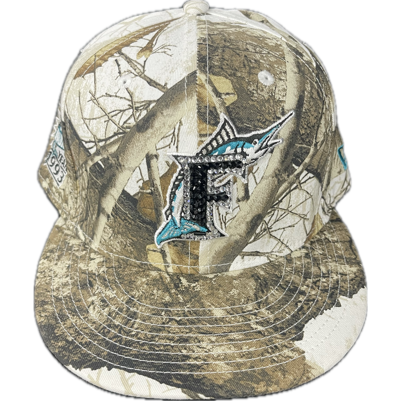 Not An Influencer Marlins Fitted Hat “Camo”