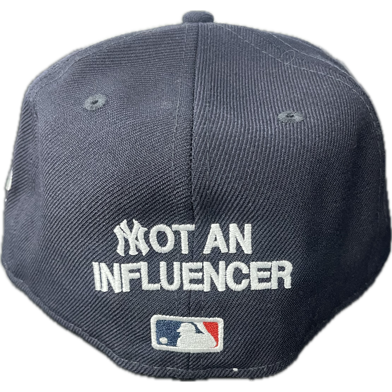 Not An Influencer Yankee Fitted Hat “Navy”