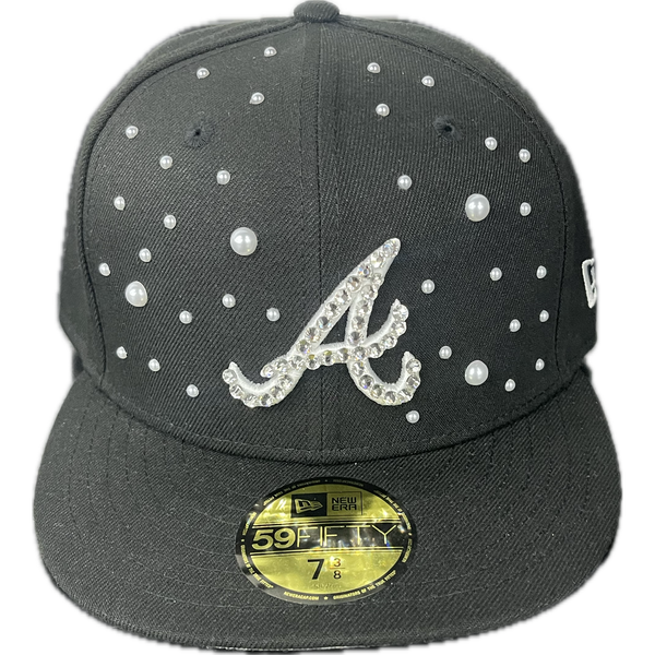 Not An Influencer Atlanta Fitted Hat “Black”