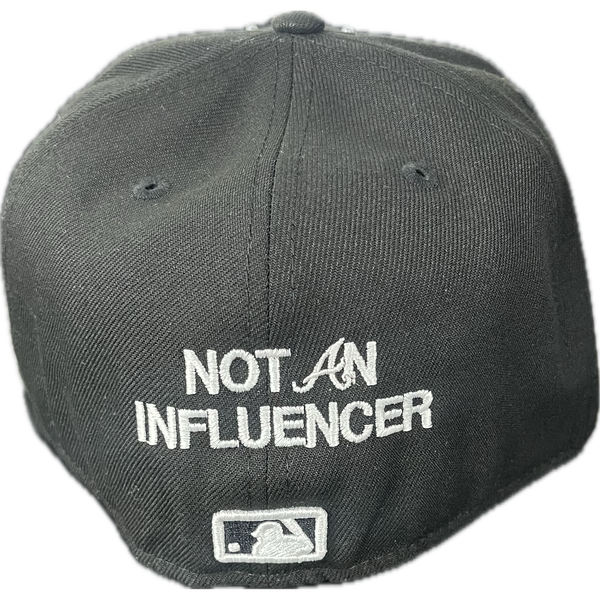 Not An Influencer Atlanta Fitted Hat “Black”