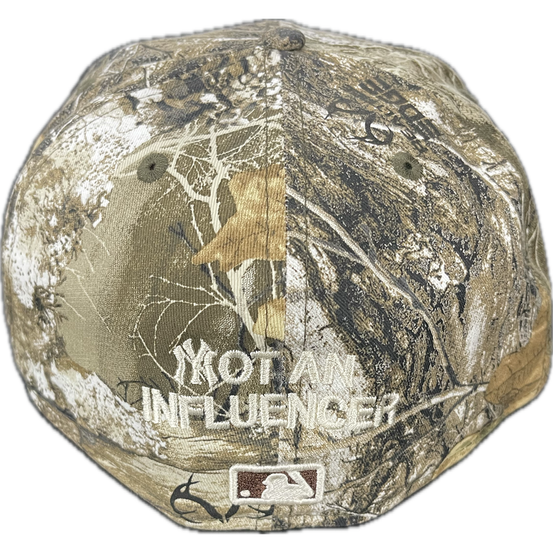 Not An Influencer Yankee Fitted Hat “Camo”