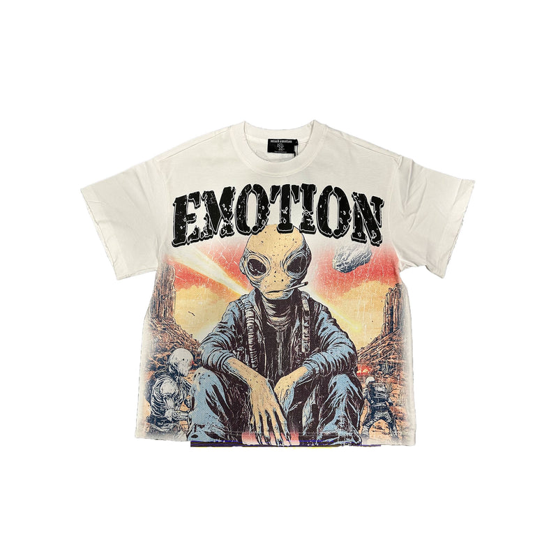 Mixed Emotion Invasion Tee “White”