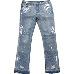 Rockstar Original Beno Stacked Flare Jeans