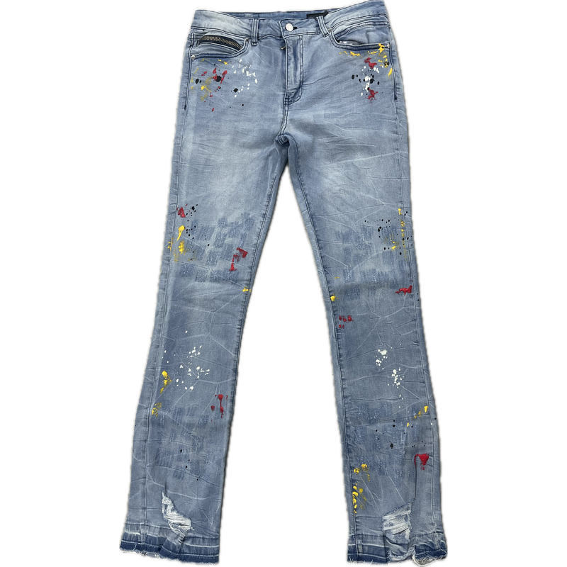 Rockstar Original Boaz Stacked Flare Jeans