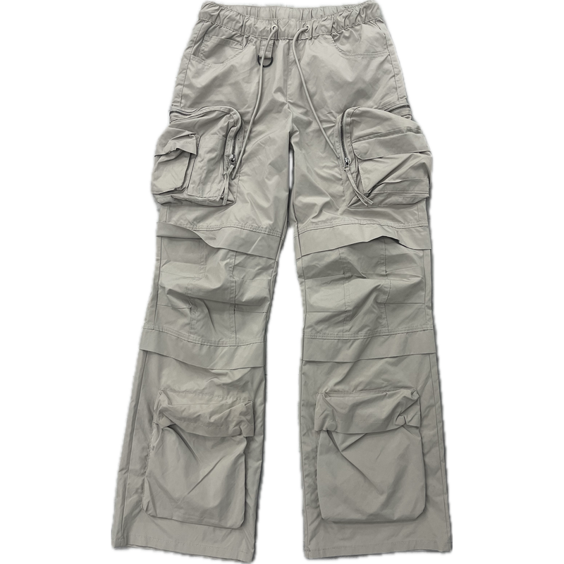 First Row 3D Cargo Pants "Steel Grey"