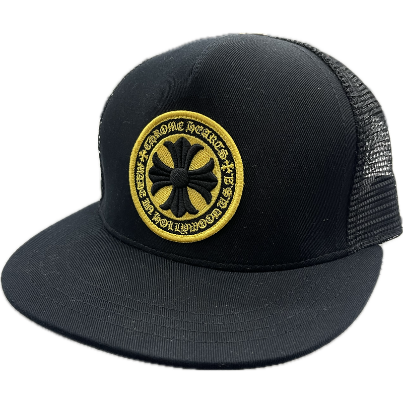 Chrome Hearts Cross Hat “Black/Yellow”