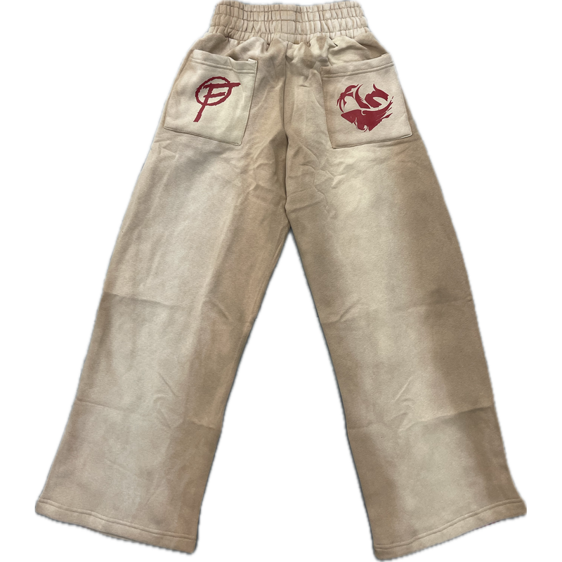 Fine Britches Sweatpants "Cream Cherry"