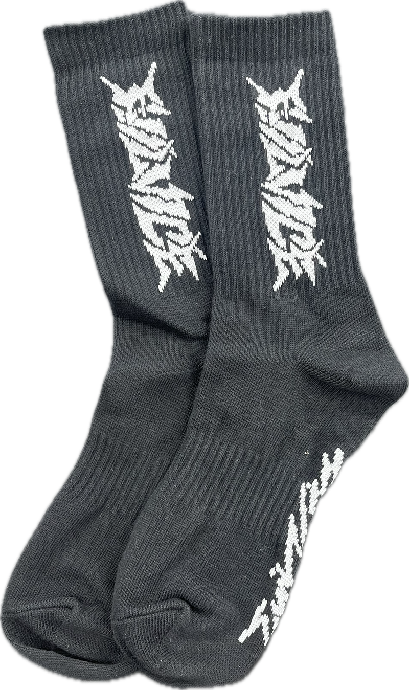 Evil Vice Socks “Black/White”