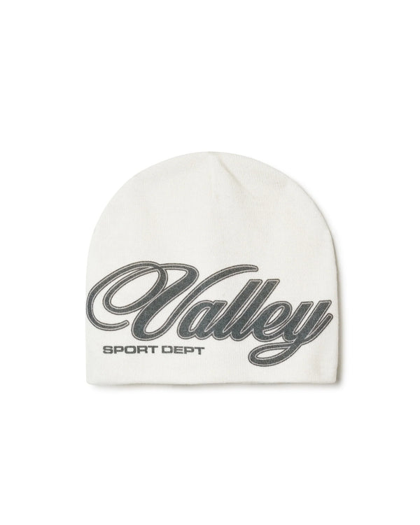 Vale Forever Cursive Beanie “Off-White”