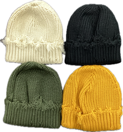 Y2K Distressed Beanies