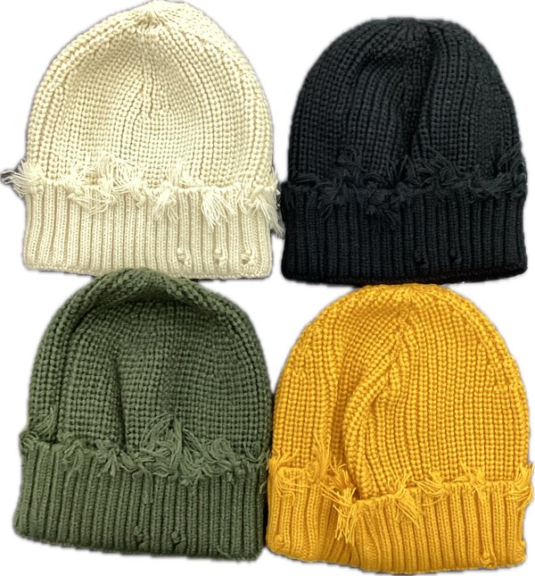 Y2K Distressed Beanies