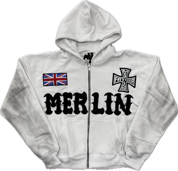 Merlins Father Hoodie "White"