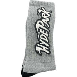 Hyde Park Logo Socks "Grey"