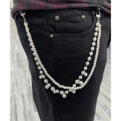 Double Pearl Pocket Chain