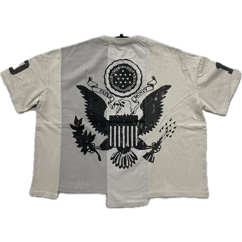Paper Money Heart Over Greed Tee "Grey"