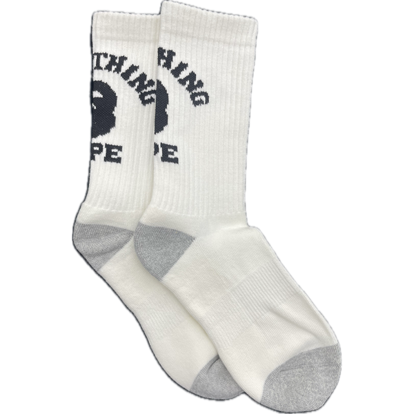 A Bathing Ape Ape Socks “Cream”