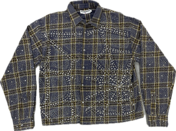 Vale Rhinestone Flannel "Moonlight"