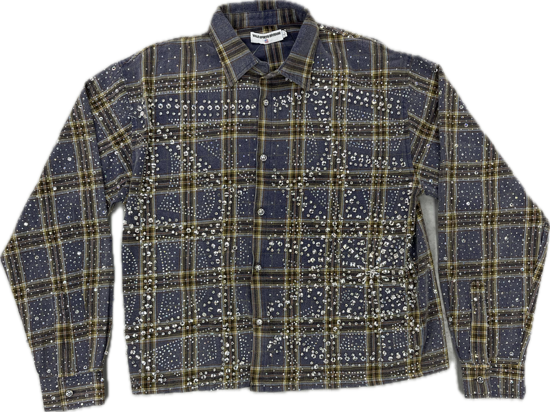 Vale Rhinestone Flannel "Moonlight"