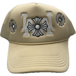 R3BORN LA Chrome Hat “Cream”