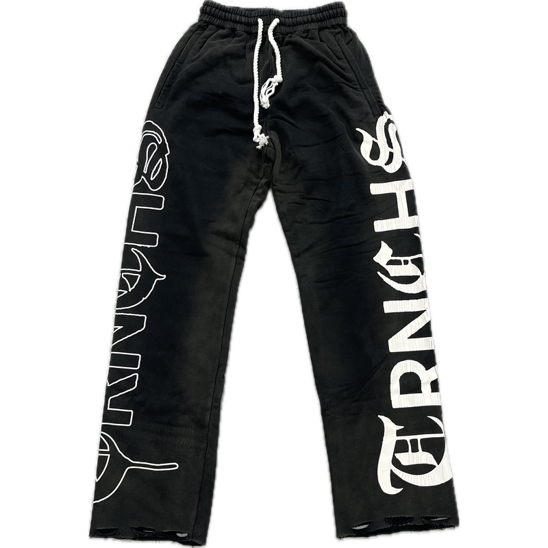 Trnchs Crimson Script Sweatpants "Black"