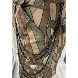 Thin 3 Ring Black Pocket Chain