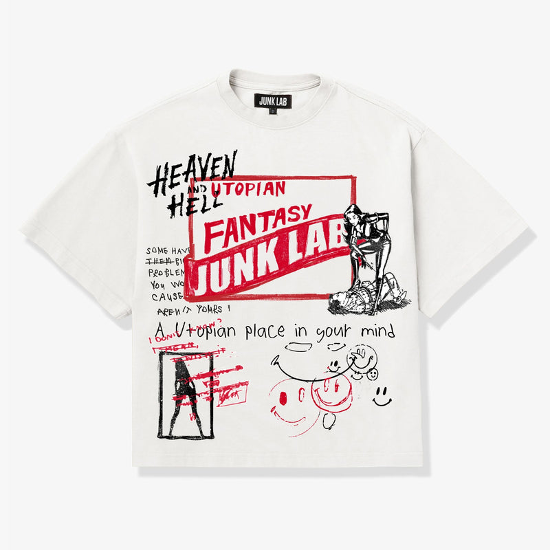 Junk Lab Utopian Tee "White"