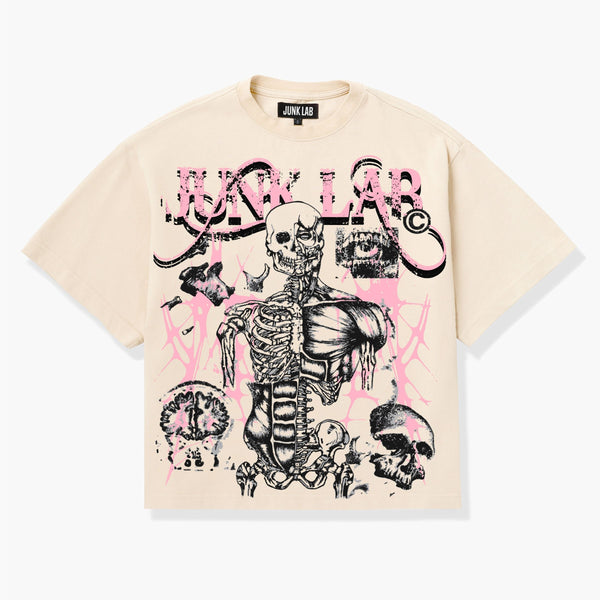 Junk Lab Autopsy Tee "Cream"