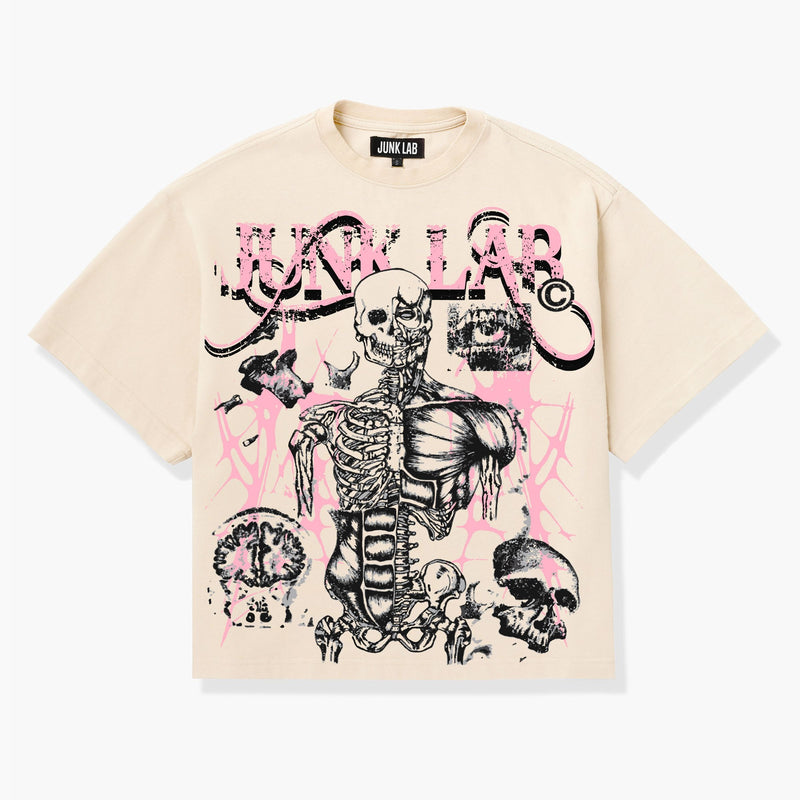 Junk Lab Autopsy Tee "Cream"
