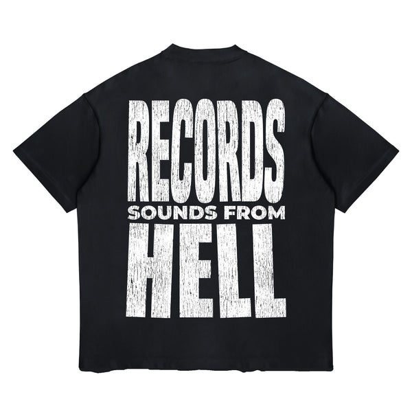 Lonely Hearts Club Deathstar Records Cropped Tee "Black Edge"