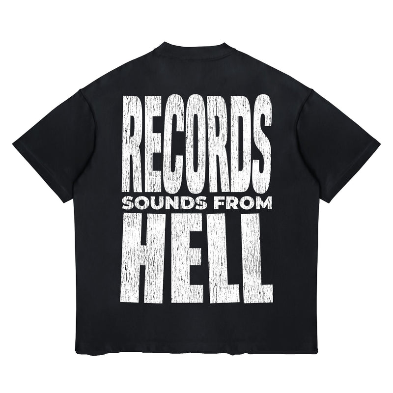 Lonely Hearts Club Deathstar Records Cropped Tee "Black Edge"