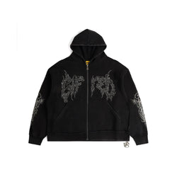 GFTD LA Luke Zip Hoodie "Black"