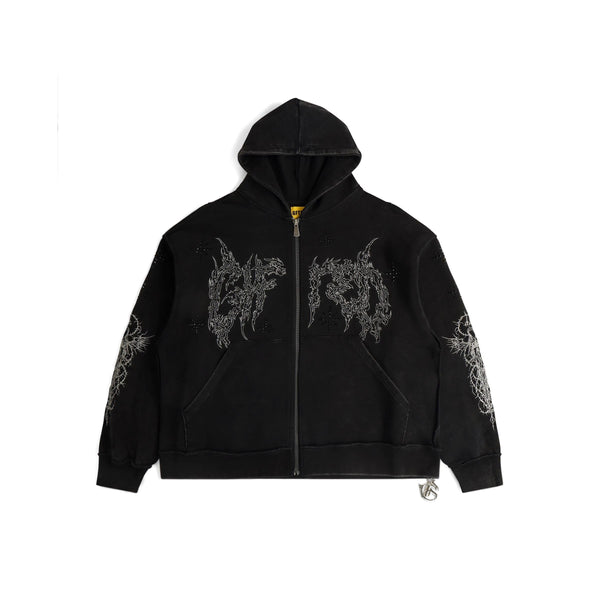 GFTD LA Luke Zip Hoodie "Black"
