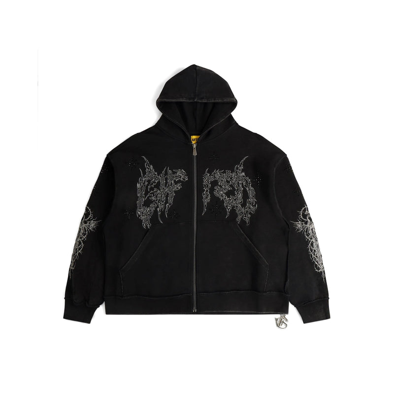 GFTD LA Luke Zip Hoodie "Black"