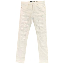 Waimea Shredded Skinny Jeans "White"