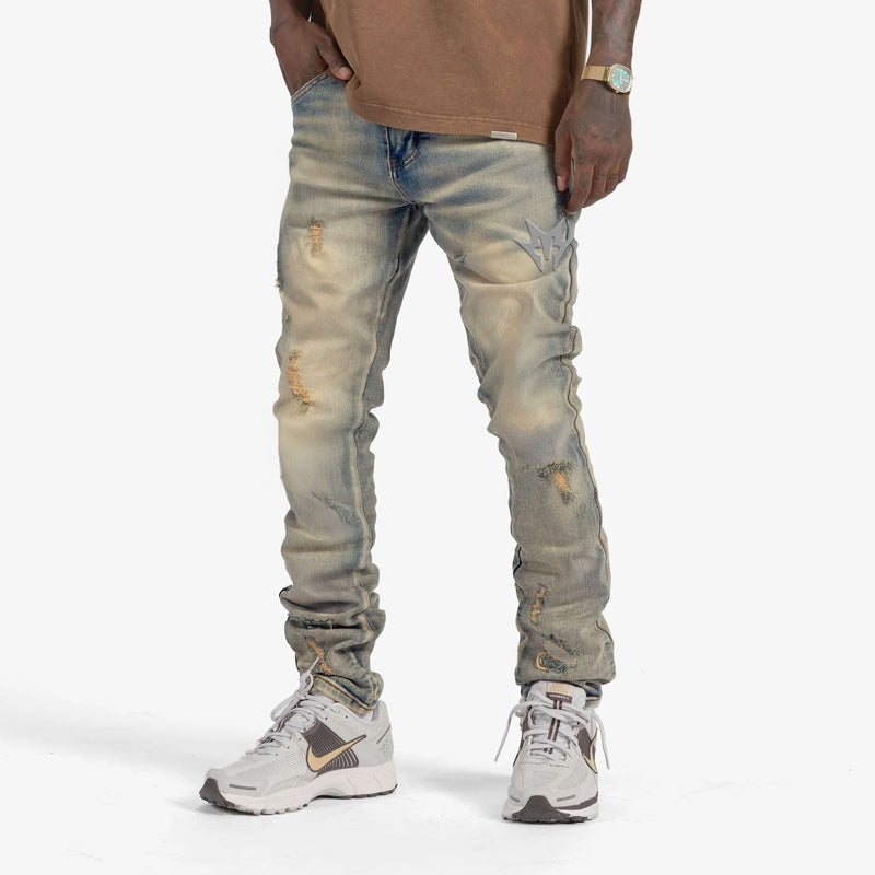 Melee Denim Saladin Skinny Jeans "Earth Wash"