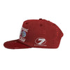 Up7Skate International Street Team Snapback Hat "Rosy Red"