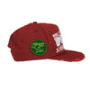 Up7Skate International Street Team Snapback Hat "Rosy Red"