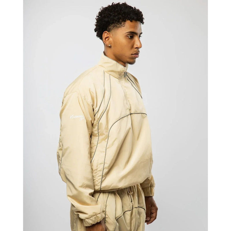 Visionary Club Radiant Aura Track Jacket "Sand"