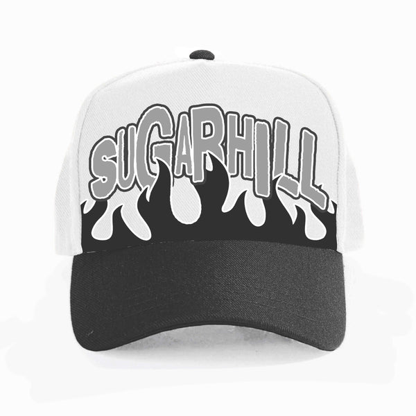 Sugar Hill Hotbox Snapback Hat "White/Black"