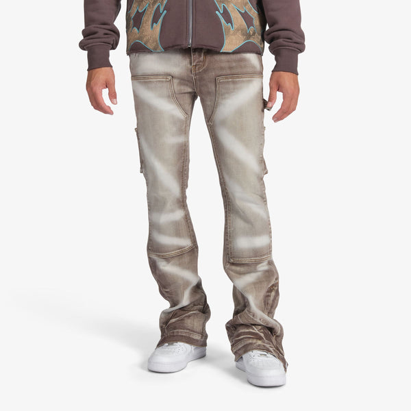 Sugar Hill Temple Stacked Jeans "Charcoal"