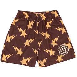 Eric Emanuel EE x Bape Shorts "Brown/Yellow"