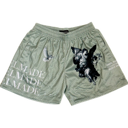 AngelMade x Panhandle Kicks Mesh Shorts "Seafoam"