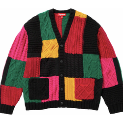 Supreme Patchwork Cardigan "Black"