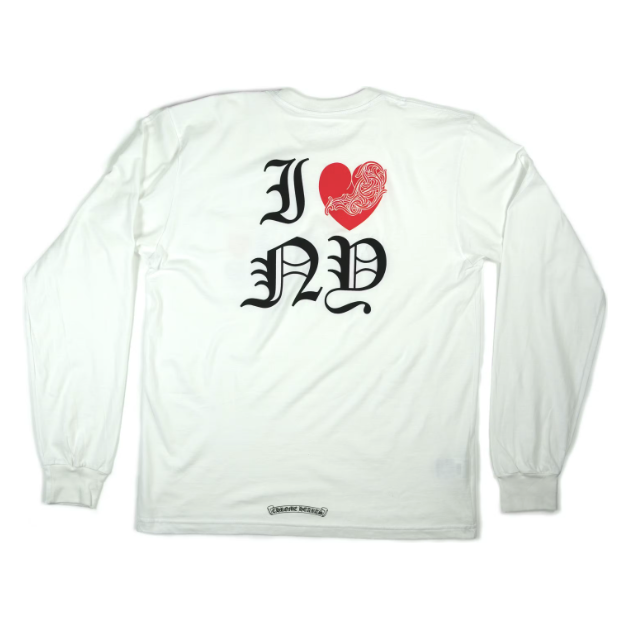 Chrome Hearts I Love NY L/S Tee "White"