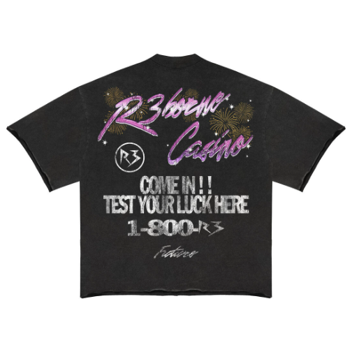 R3BORN Casino W3lcome Tee "Black"