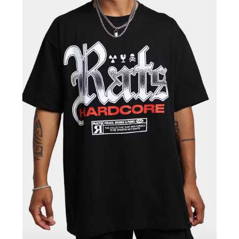 Rats Get Fat Guilty Pleasures Hardcore Tee "Black"