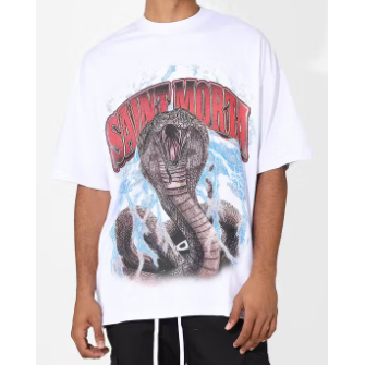 Saint Morta Cobra Boxy Tee "White"