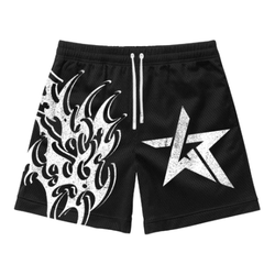 WKNDRIOT Chaos Head Shorts "Black"