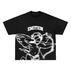 Mixed Emotion Blur Tee "Black"