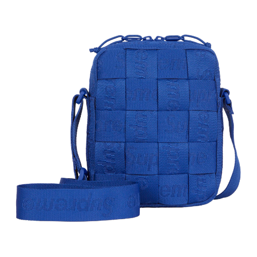 Supreme Woven Shoulder Bag "Royal Blue"